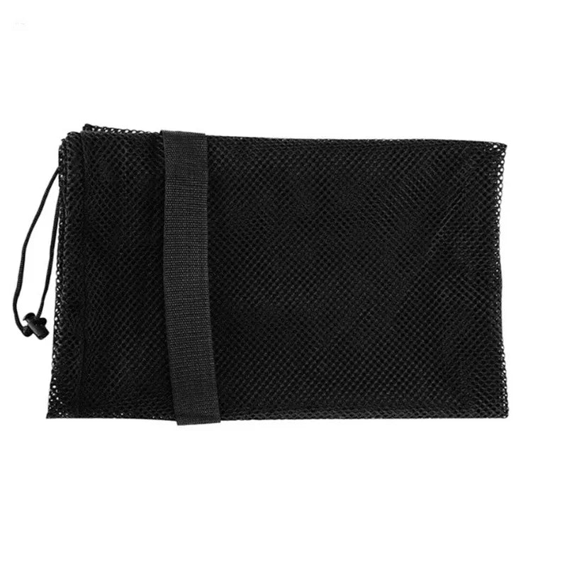 Extra Large Mesh Sports Ball Bag Drawstring Backpack with Zipper Pocket for Soccer Basketball Volleyball Football Gym Training T
