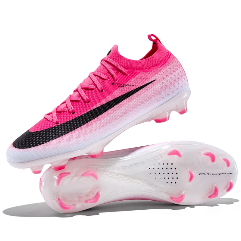 New Mens Outdoor Soccer Shoes Cleats Professional Football Shoes Kid Football Field Boots Comfortable Non-Slip Training Sneakers