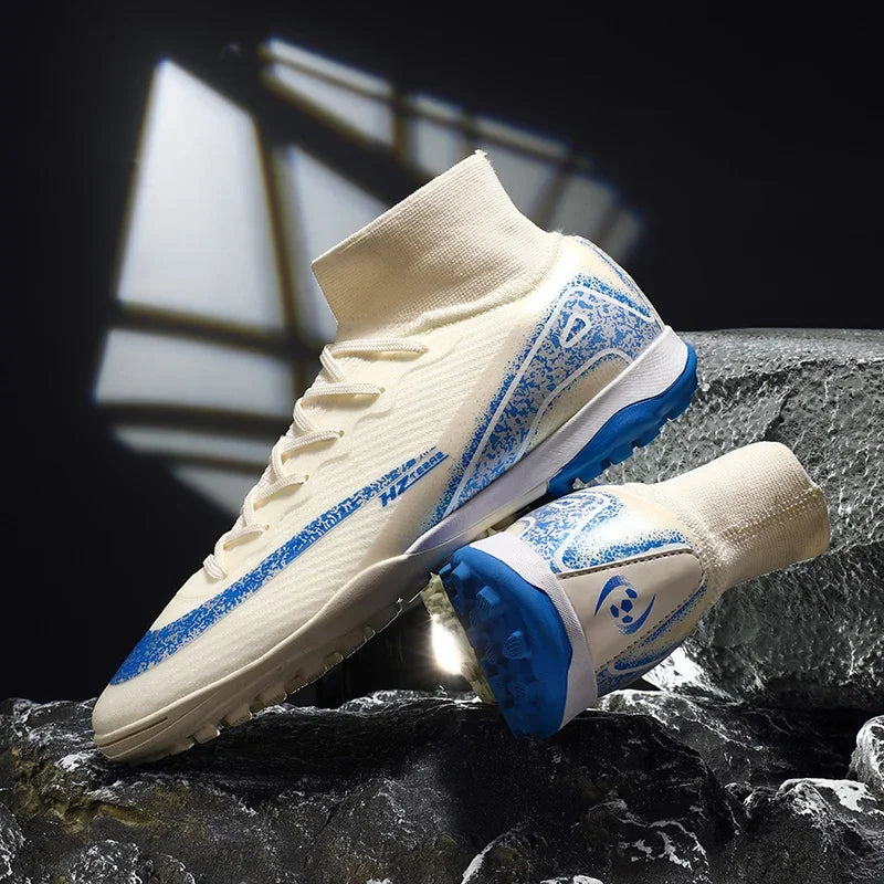 New Men Women Professional Football Boots Training Cleats Sport Sneakers Trainer Lightweight Grass Non-slip Match Soccer Shoes