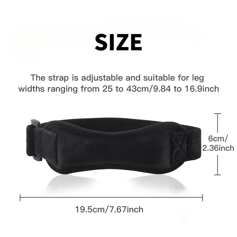 Adjustable Patellar Tendon Knee Support Strap