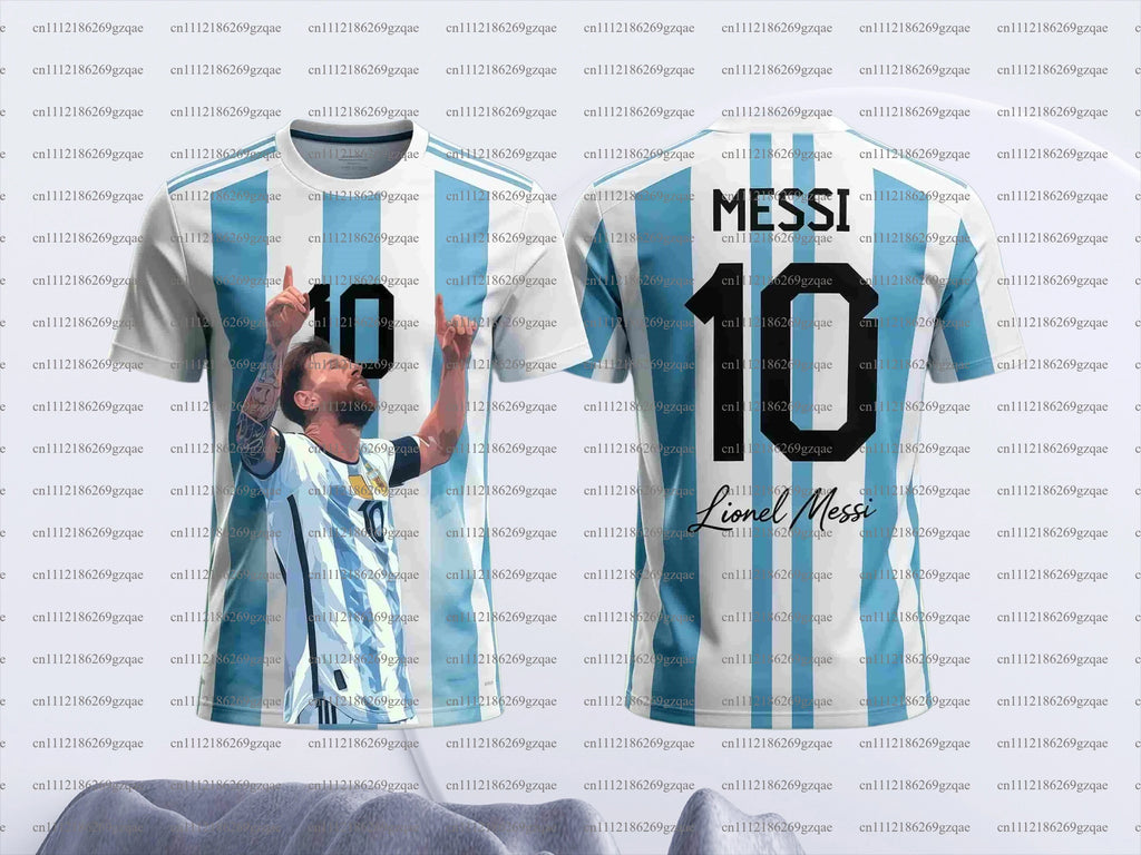 2026  MESSI #10 Fan Edition Football Jersey Kids and Adults Soft Training Tee Suitable for Hot Summer Sports Activities