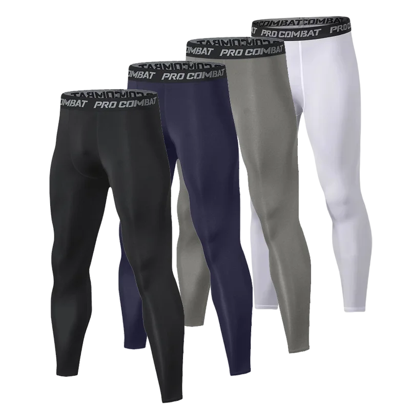 New Men's Compression Pants Male Tights Leggings For Running Training Sport Fitness Quick Dry Fit Joggings Workout Trousers