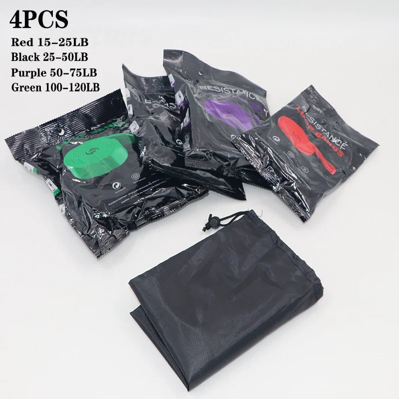 Pull-Up Assistance Resistance Bands Set (7 Strength Levels)