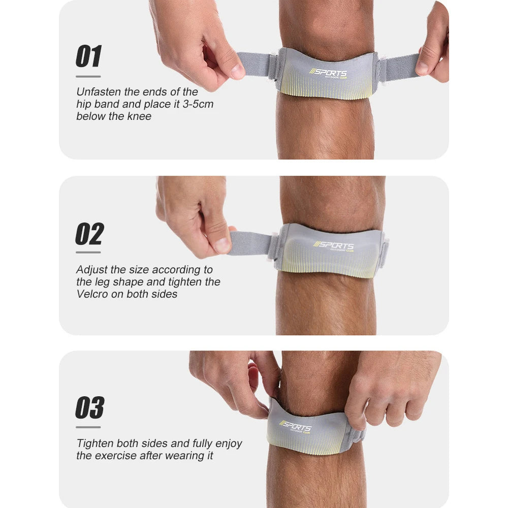 Adjustable Patella Stabilizer Knee Support Brace