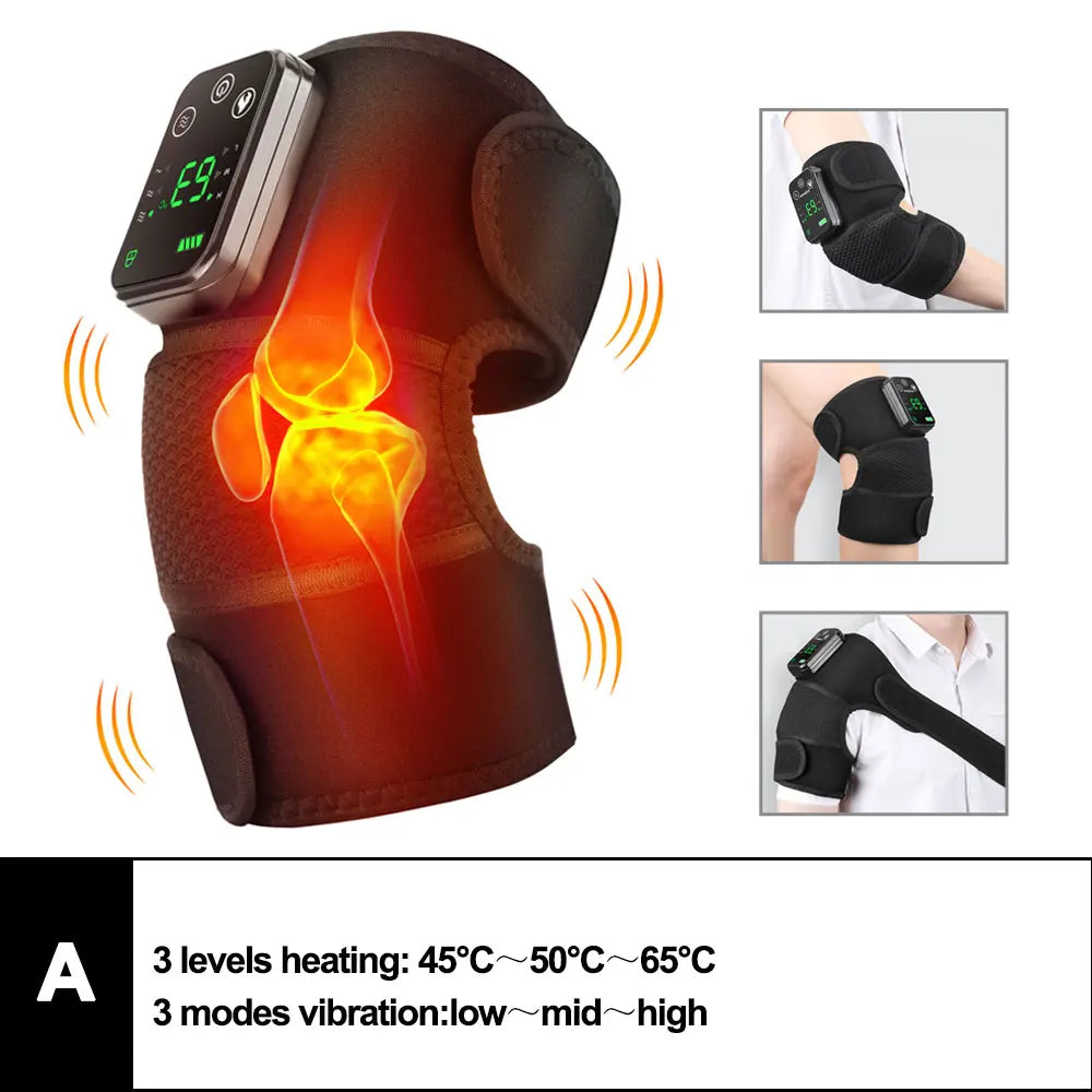 3-in-1 Heated Knee Massager & Joint Recovery Wrap