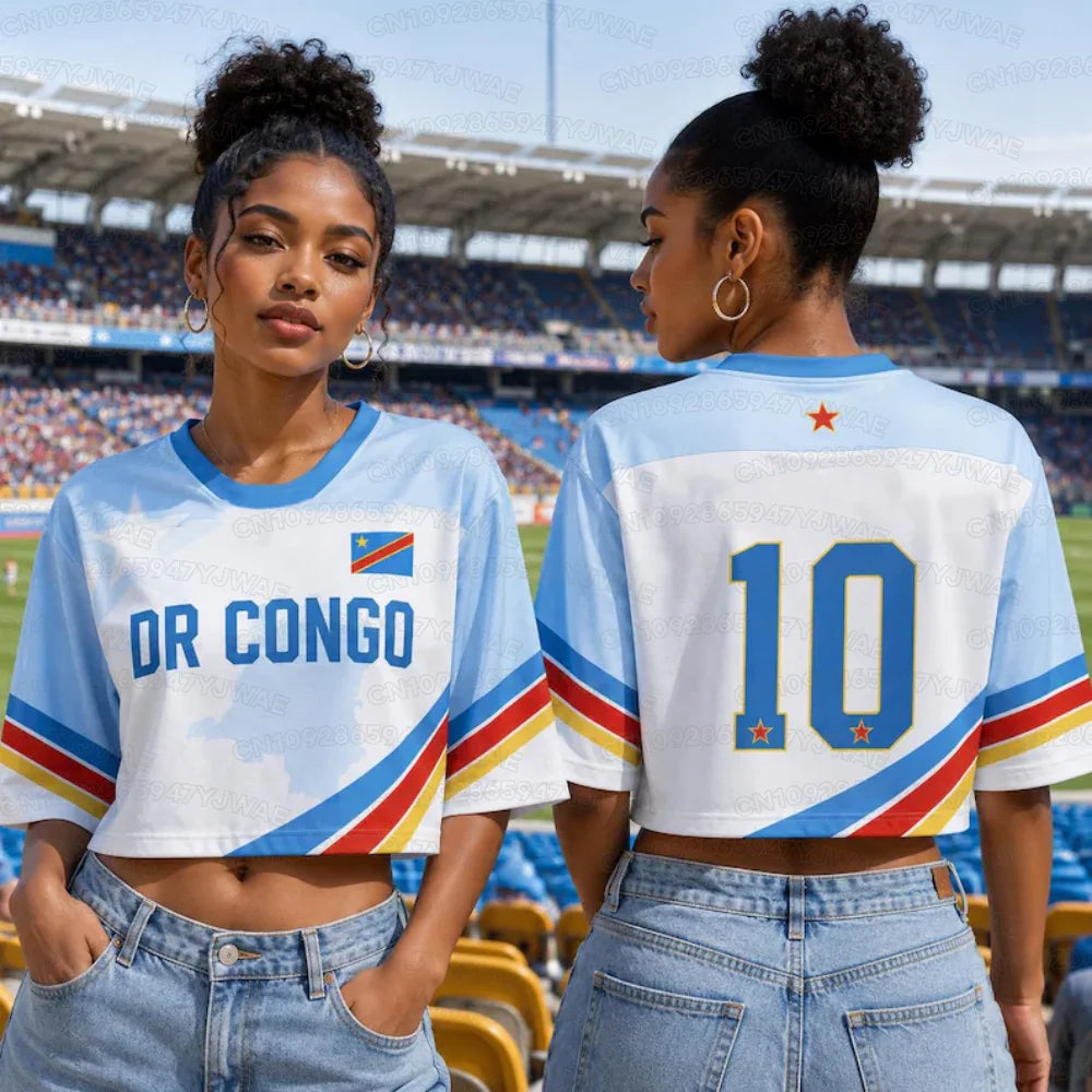 DR Congo Women's Crrop Jersey