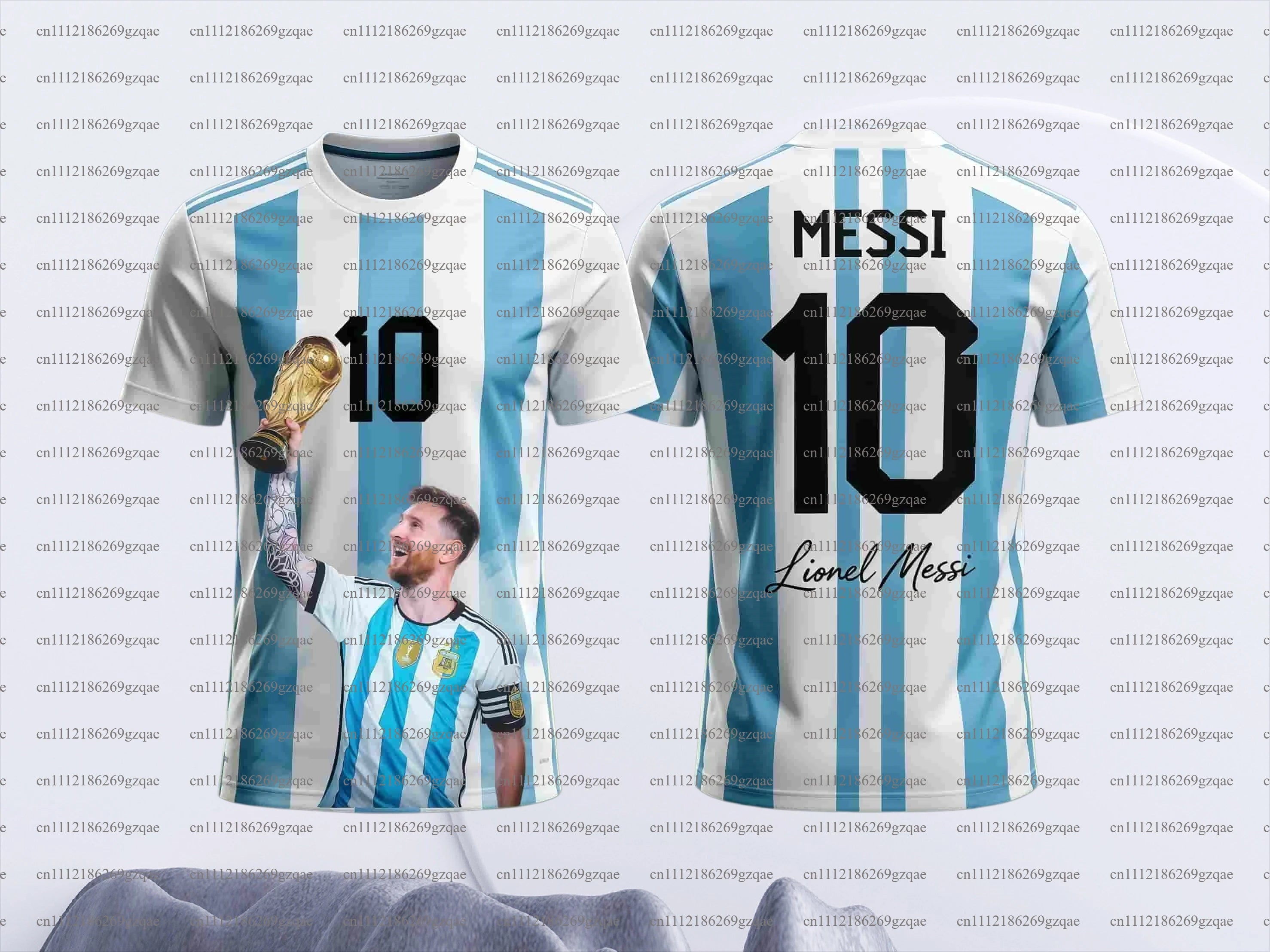 2026  MESSI #10 Fan Edition Football Jersey Kids and Adults Soft Training Tee Suitable for Hot Summer Sports Activities