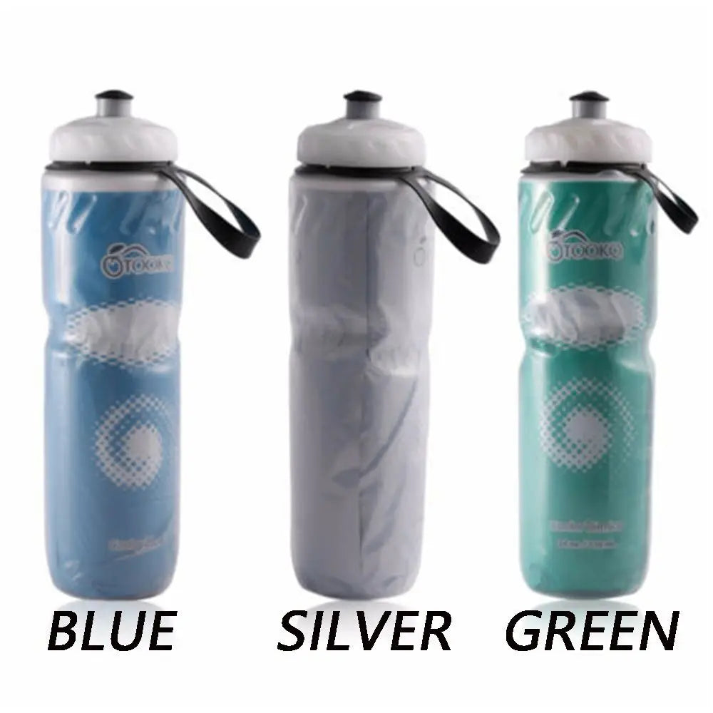750ML Travel Gym Cycling Equipment Dual Layer Thermal Keeping Sports Bottle Drinking Canteen Sport Cup Bicycle Water Bottles
