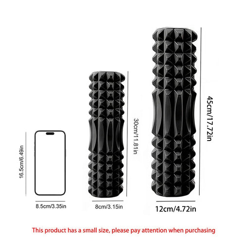 45/30cm Foam Massage Roller Hollow Column Fitness Equipment for Muscle Massage Physiotherapy and Sports Rehabilitation