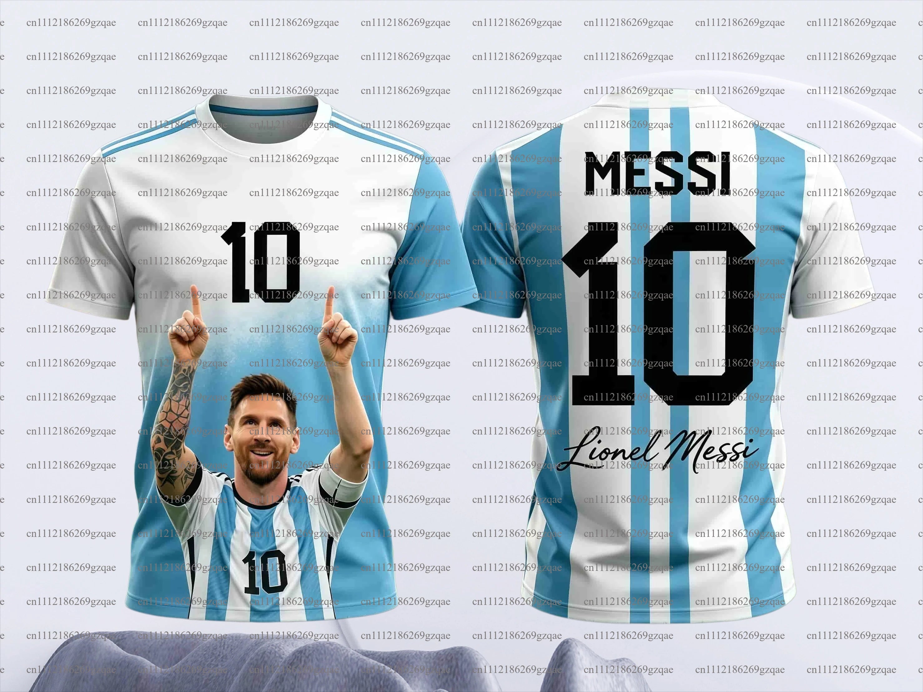 2026  MESSI #10 Fan Edition Football Jersey Kids and Adults Soft Training Tee Suitable for Hot Summer Sports Activities