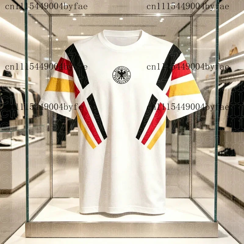 2026 New Germany Competition Away Soccer jersey 3D T-Shirt Men's Quick-drying and Breathable Football Fan Family Kids Tees Tops
