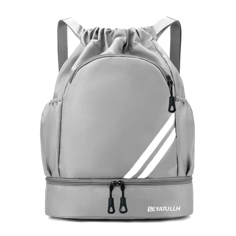 Gym Bag Fitness Backpack Women Men Basketball Backpack Outdoor Soccer Football Storage Bags Training Drawstring Sports Knapsack