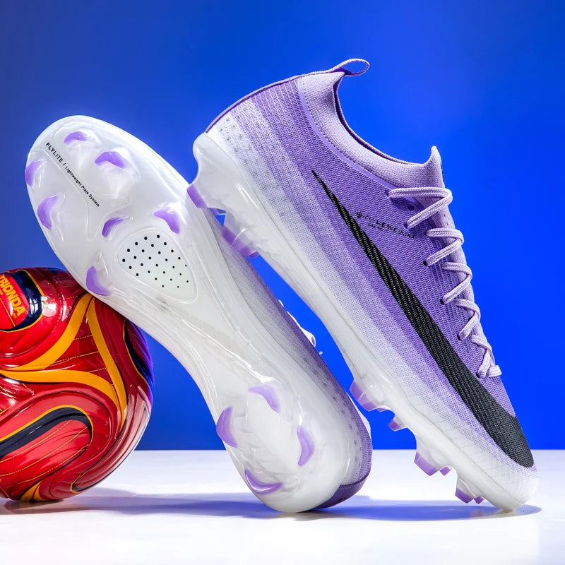 New Mens Outdoor Soccer Shoes Cleats Professional Football Shoes Kid Football Field Boots Comfortable Non-Slip Training Sneakers