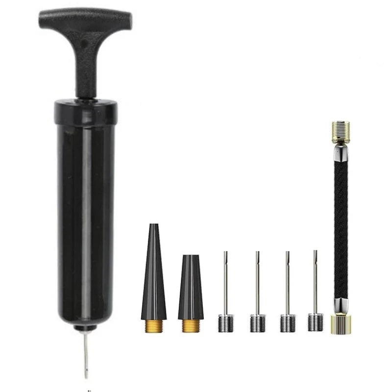 1 Pc Portable Multifunctional Ball Pump With Needle And Nozzle, Ball Inflator For Football,Basketball,Volleyball,Swimming