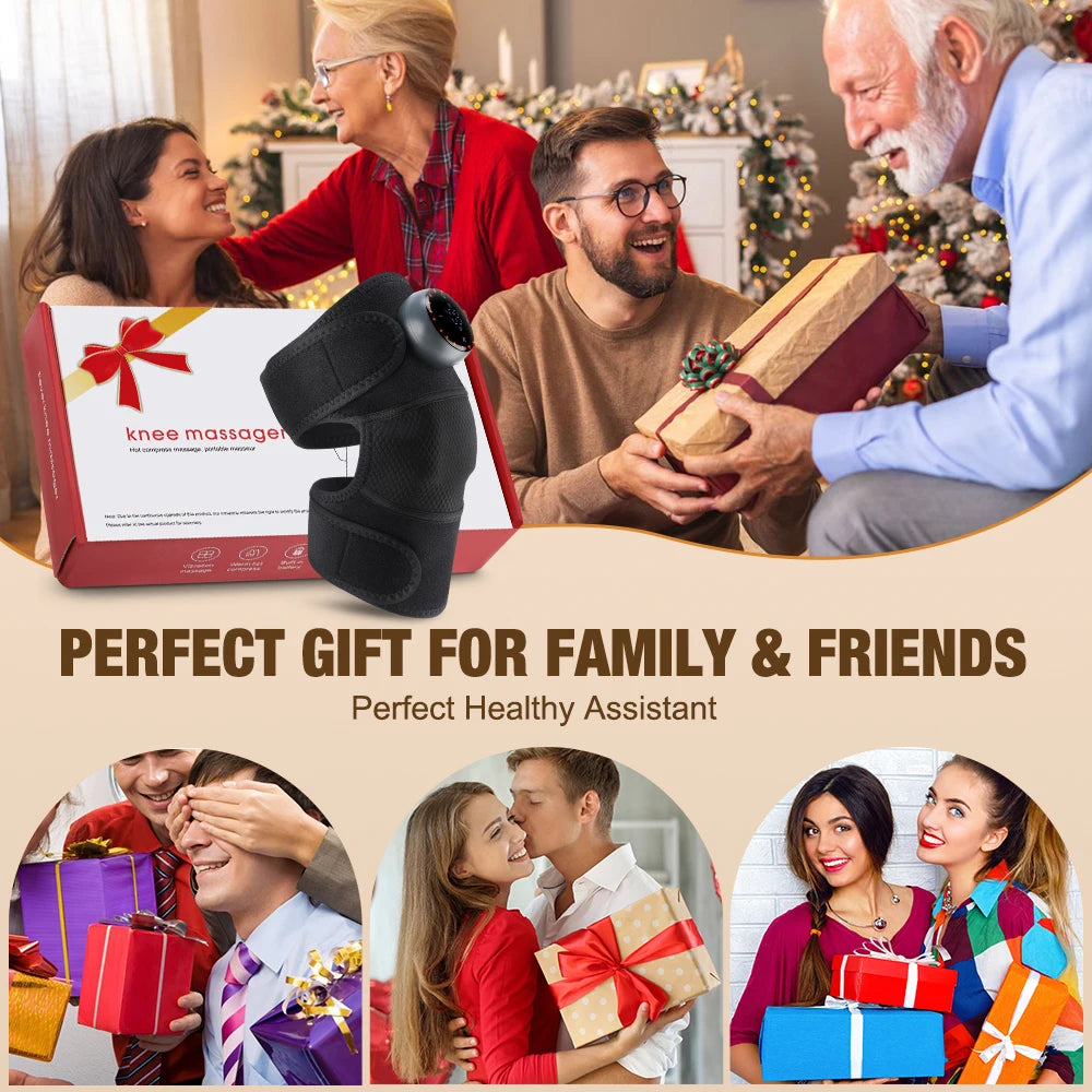 Cordless Heated Knee Massager & Recovery Wrap