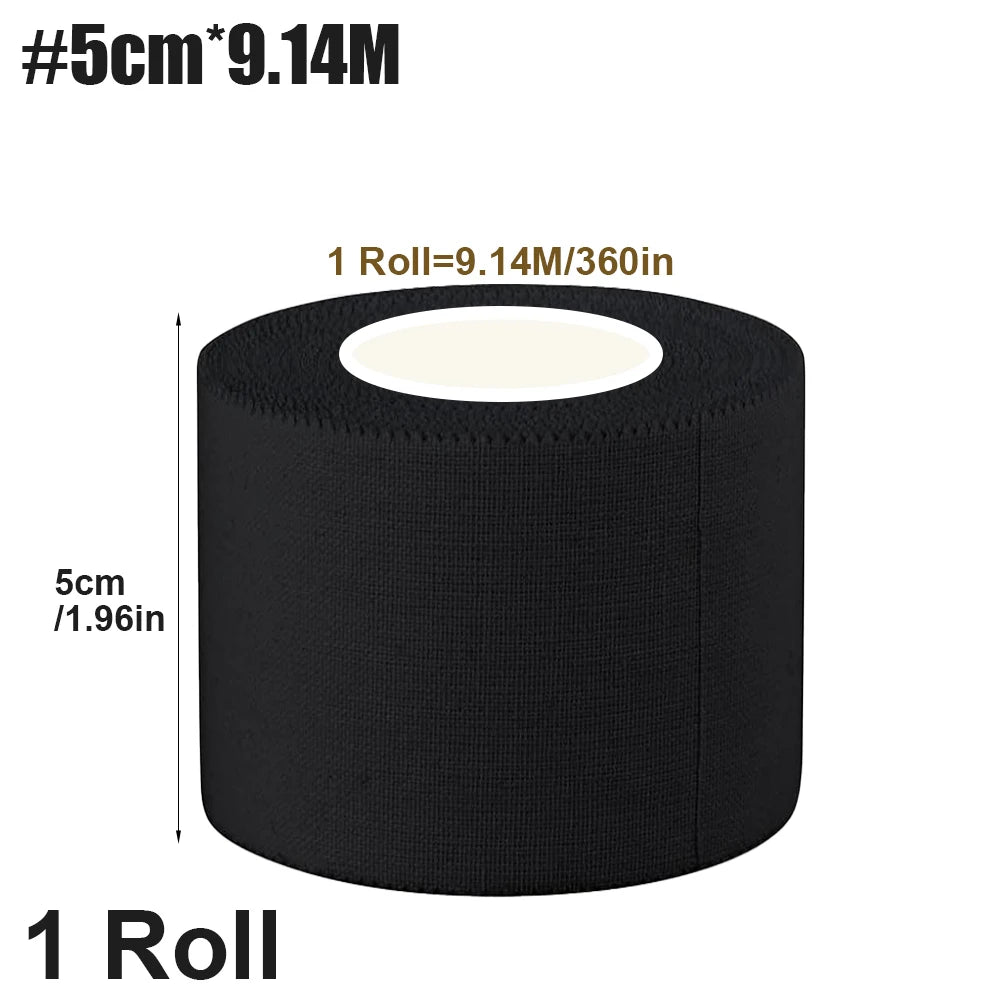 4-Rolls Athletic Sports Tape | Very Strong Easy Tear NO Sticky Residue | Best Tape for Athlete & Trainers | Fingers Ankles Wrist