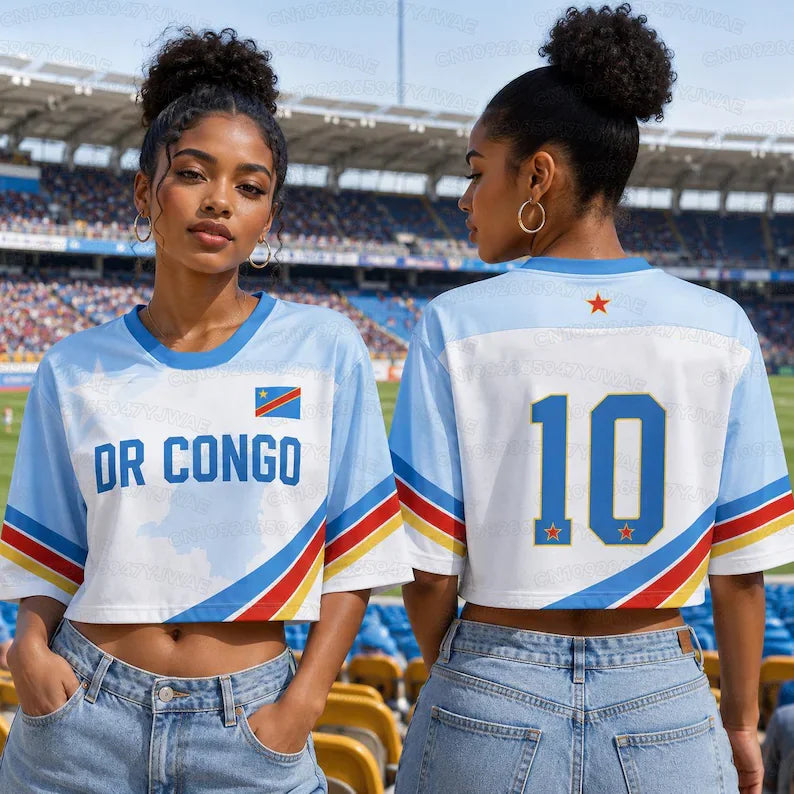 DR Congo Women's Crrop Jersey