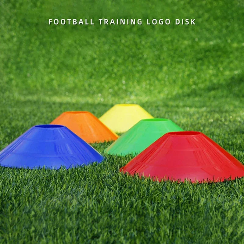 10pcs Football Training Sign Disk Obstacle Sign Cone Kids/Adult Agility Exercise Obstacle Avoidance Football Sports Accessories