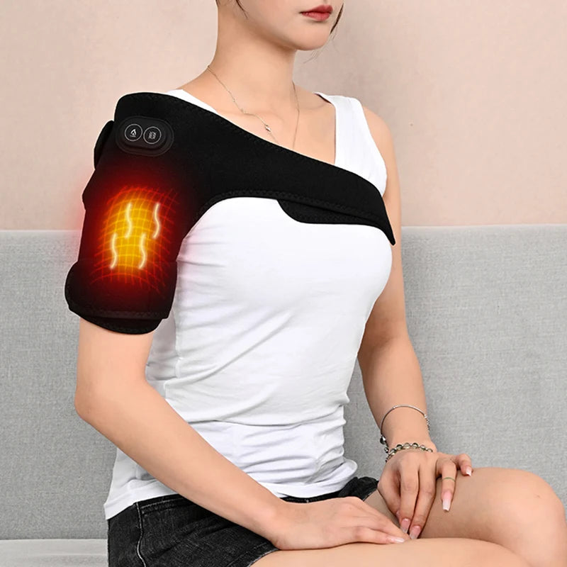 Heated Knee Massager & Compression Support Brace