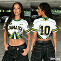Jamaica Women's Soccer Crop Top Jersey
