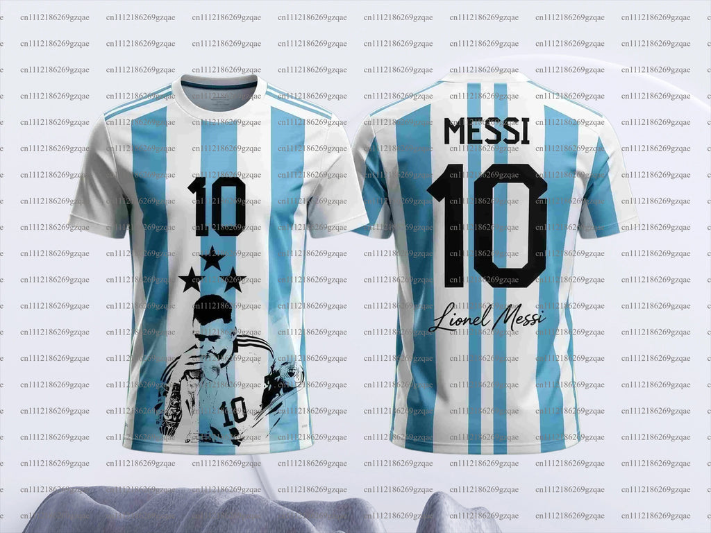 2026  MESSI #10 Fan Edition Football Jersey Kids and Adults Soft Training Tee Suitable for Hot Summer Sports Activities