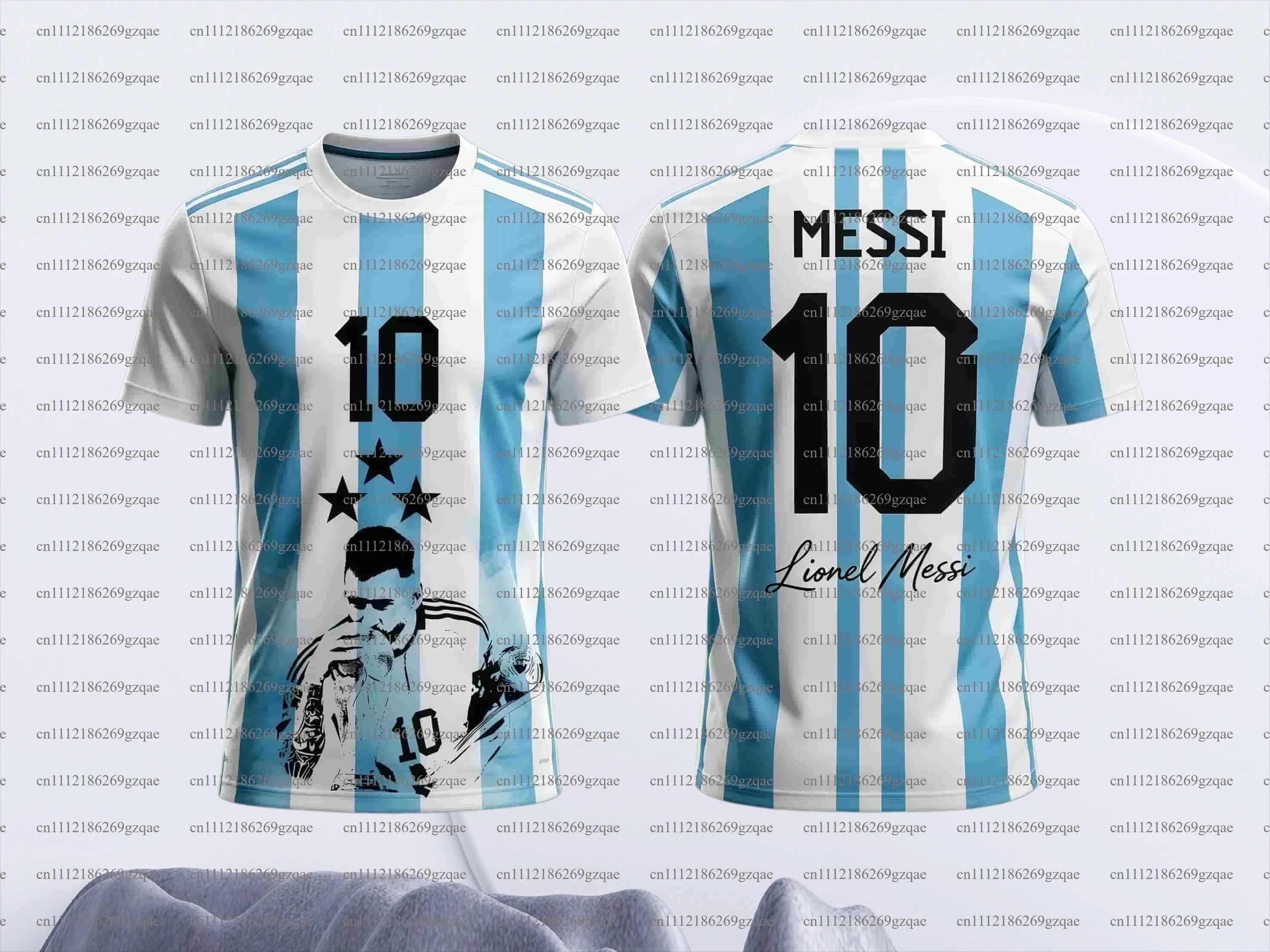2026  MESSI #10 Fan Edition Football Jersey Kids and Adults Soft Training Tee Suitable for Hot Summer Sports Activities