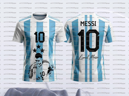 2026  MESSI #10 Fan Edition Football Jersey Kids and Adults Soft Training Tee Suitable for Hot Summer Sports Activities