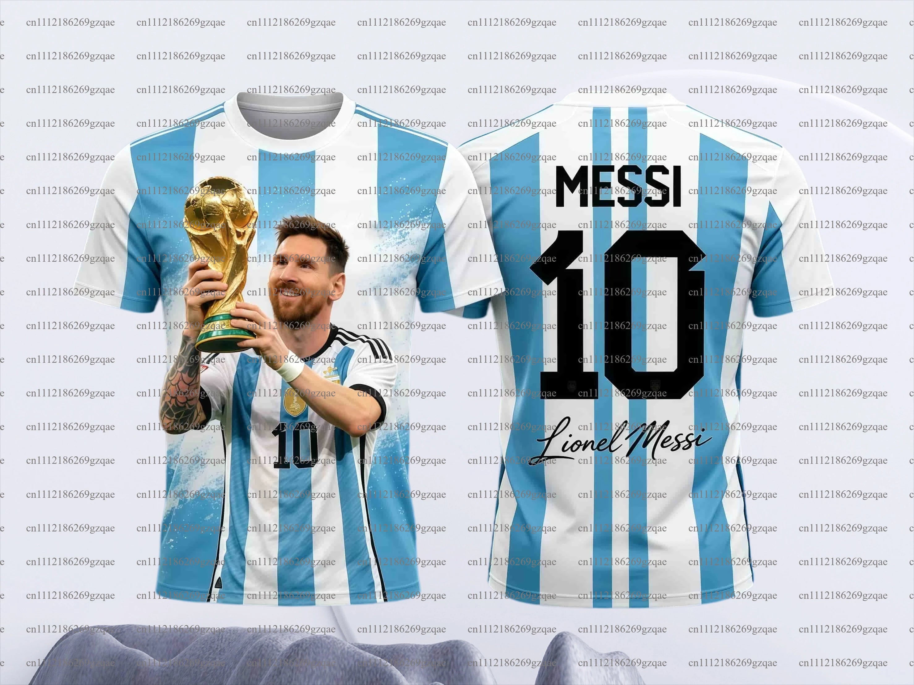 2026  MESSI #10 Fan Edition Football Jersey Kids and Adults Soft Training Tee Suitable for Hot Summer Sports Activities