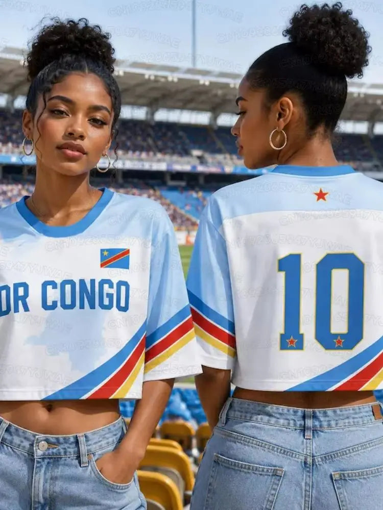 DR Congo Women's Crrop Jersey