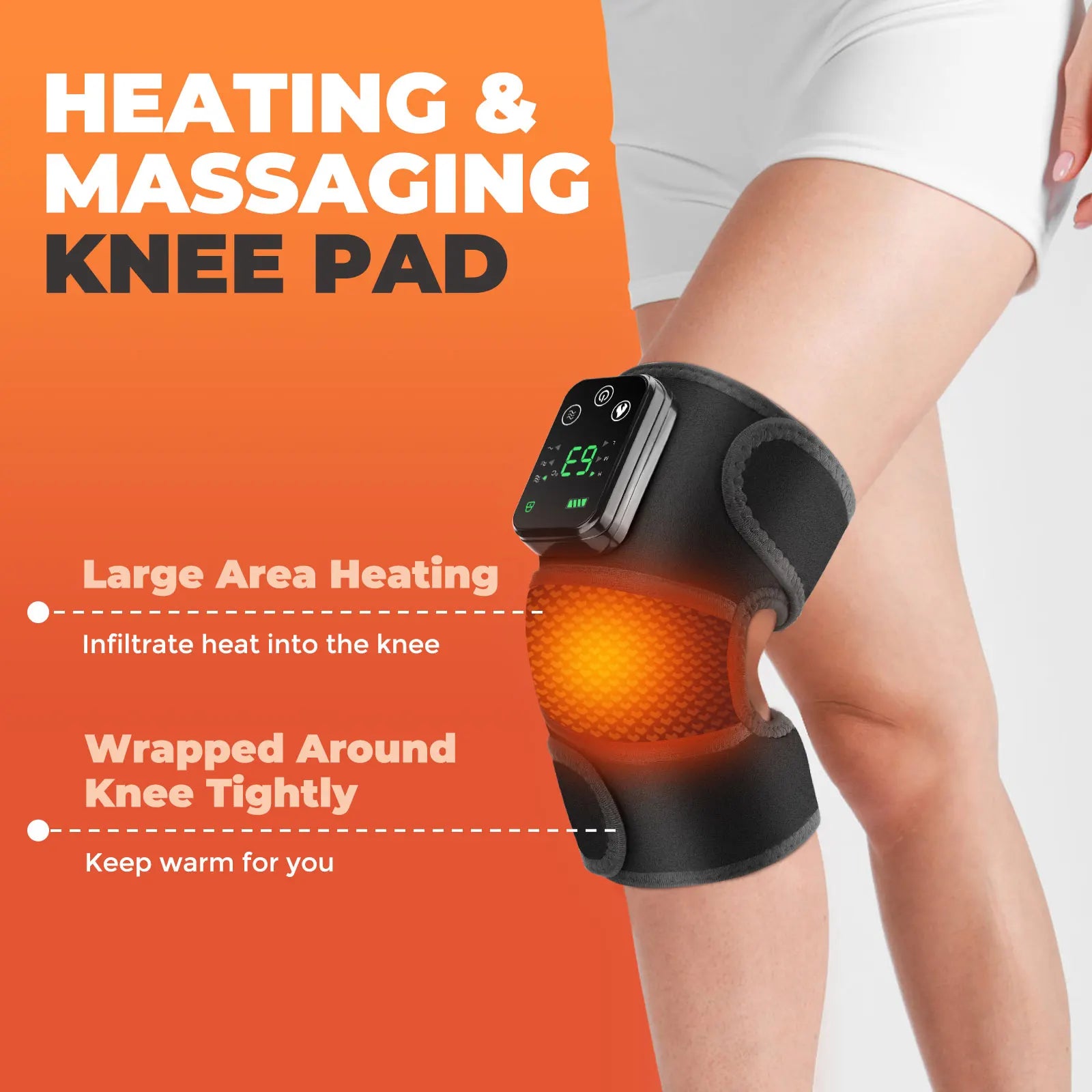 3-in-1 Heated Knee Massager & Joint Recovery Wrap