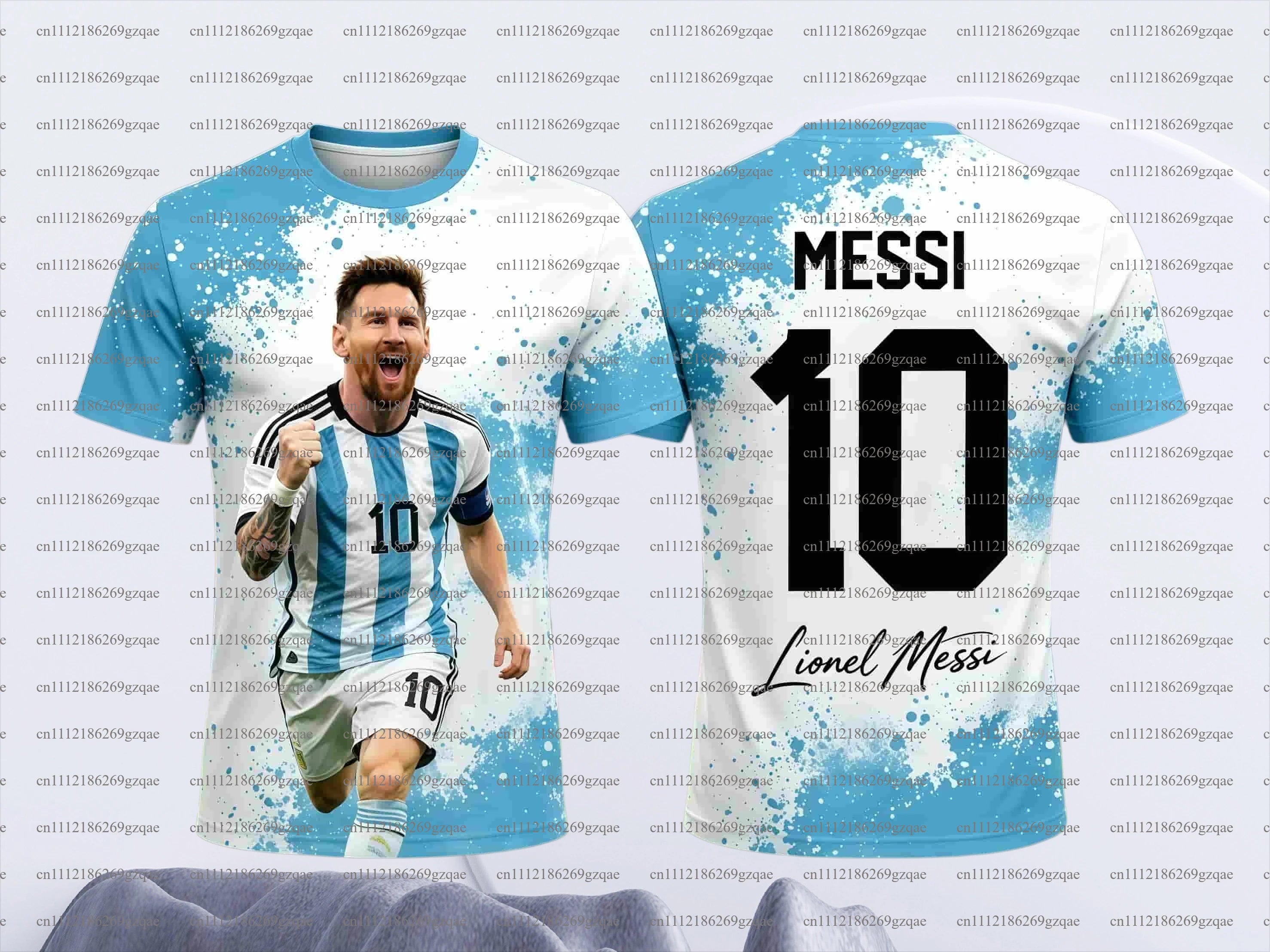 2026  MESSI #10 Fan Edition Football Jersey Kids and Adults Soft Training Tee Suitable for Hot Summer Sports Activities