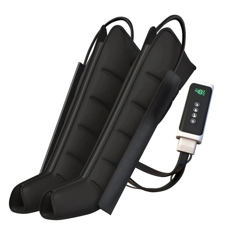 Air Compression Leg Massager with Heat Therapy