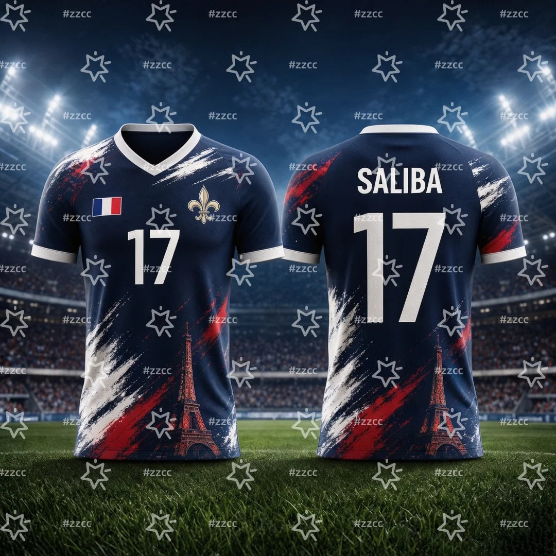 2026 Mbappé No.10 football jersey France fan gift match Training kit Summer Sports Men's T-Shirt Kid's Clothing Tee Woman ﻿