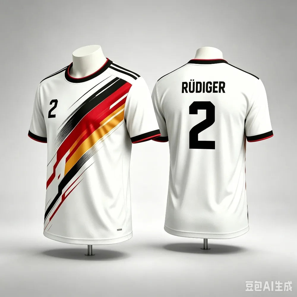 Germany Football Jersey 2026 Men Printed Soccer Shirt Sports T Shirt Quick Dry Breathable Casual Fan Wear Men Women Short Sleeve