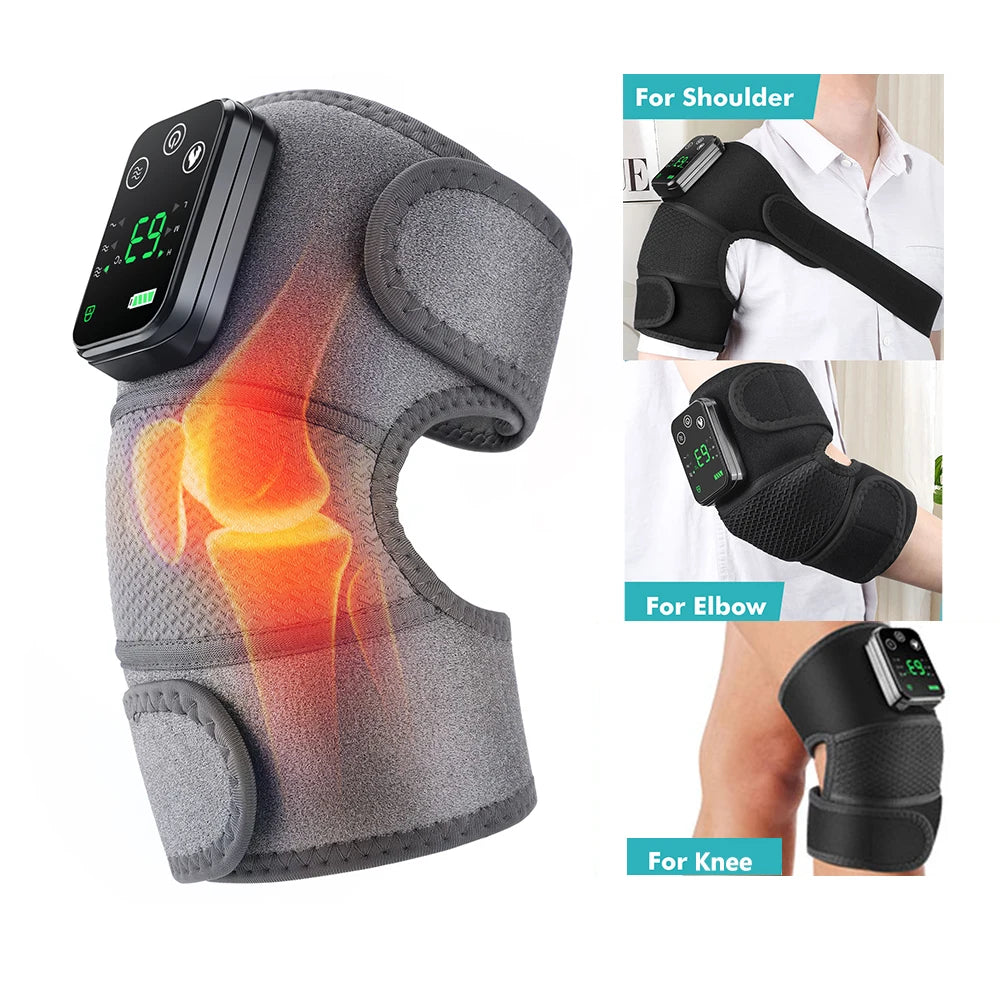 Cordless Heated Knee Massager & Recovery Wrap