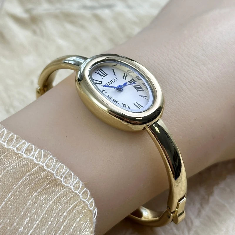 Famous Brand Bracelet Watch Stainless Steel Strap Gold Watch Fashion Small Dial Ladies Girl Gift Wristwatches Relojes Para Mujer