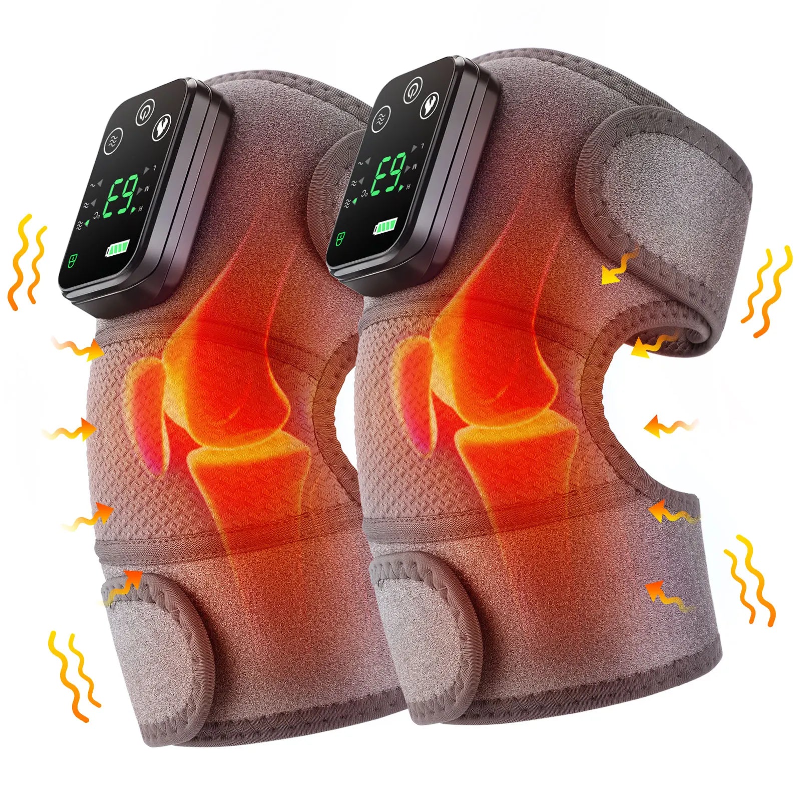3-in-1 Heated Knee Massager & Joint Recovery Wrap