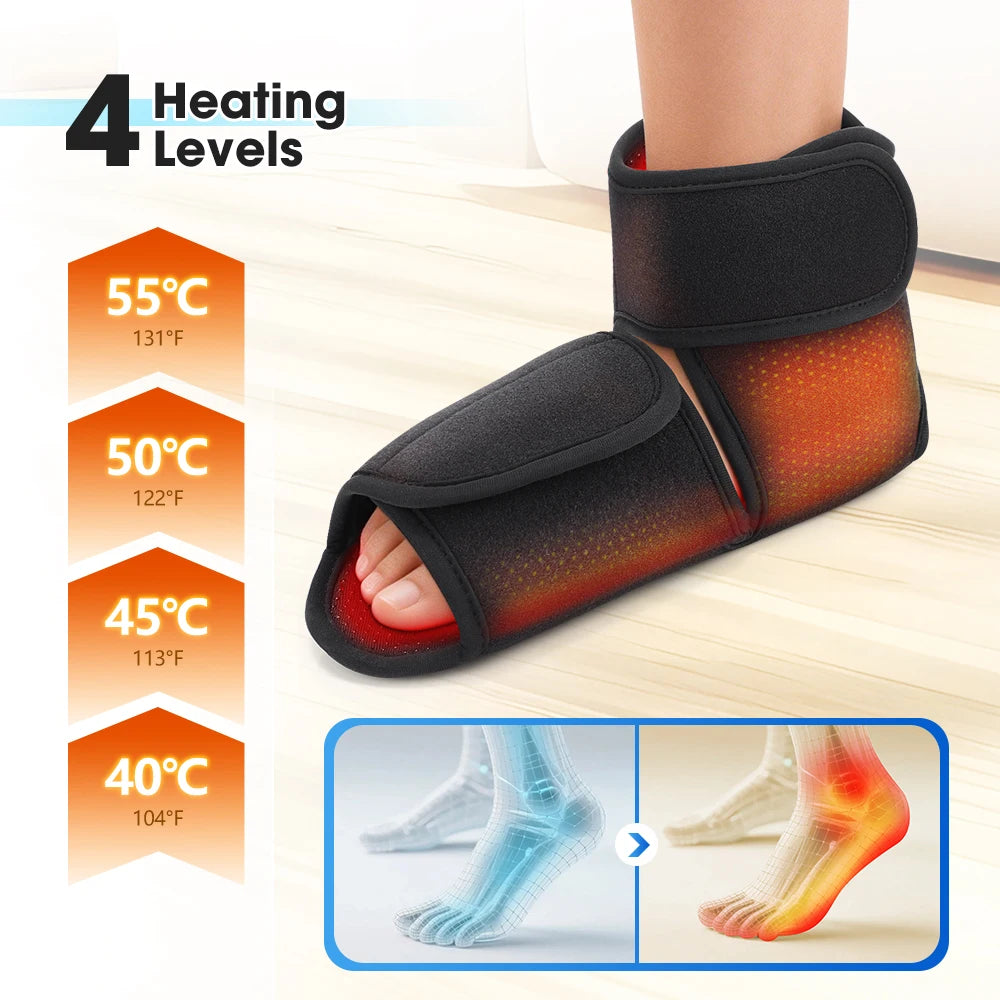 Heated Foot & Ankle Massager with Air Compression