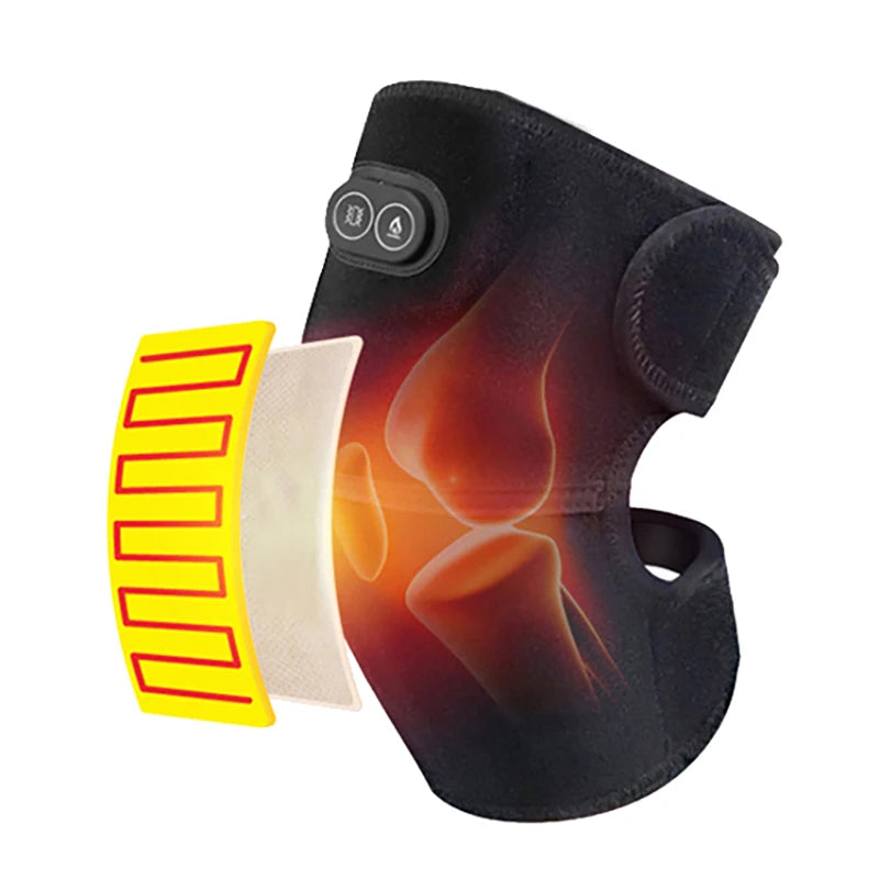 Heated Knee Massager & Compression Support Brace