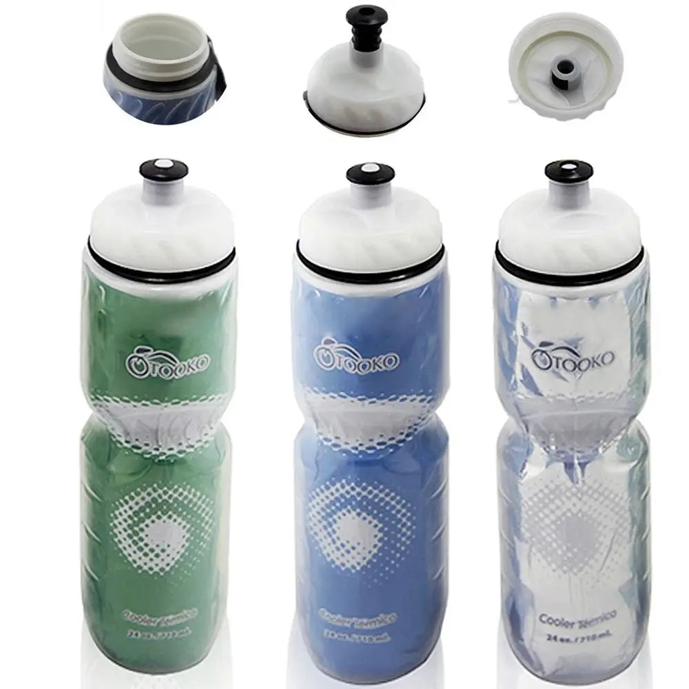 750ML Travel Gym Cycling Equipment Dual Layer Thermal Keeping Sports Bottle Drinking Canteen Sport Cup Bicycle Water Bottles