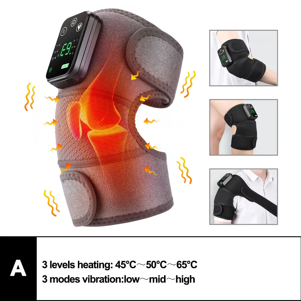 3-in-1 Heated Knee Massager & Joint Recovery Wrap