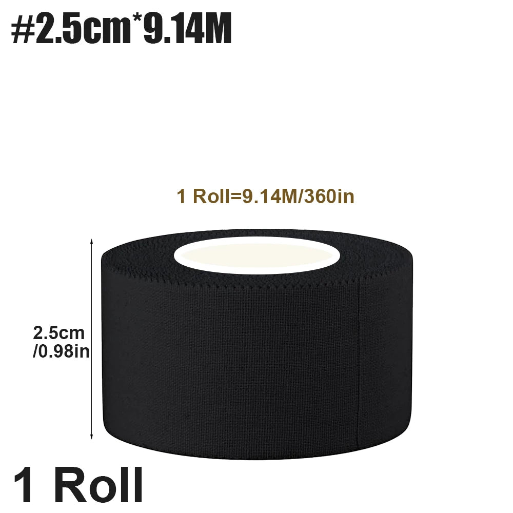 4-Rolls Athletic Sports Tape | Very Strong Easy Tear NO Sticky Residue | Best Tape for Athlete & Trainers | Fingers Ankles Wrist
