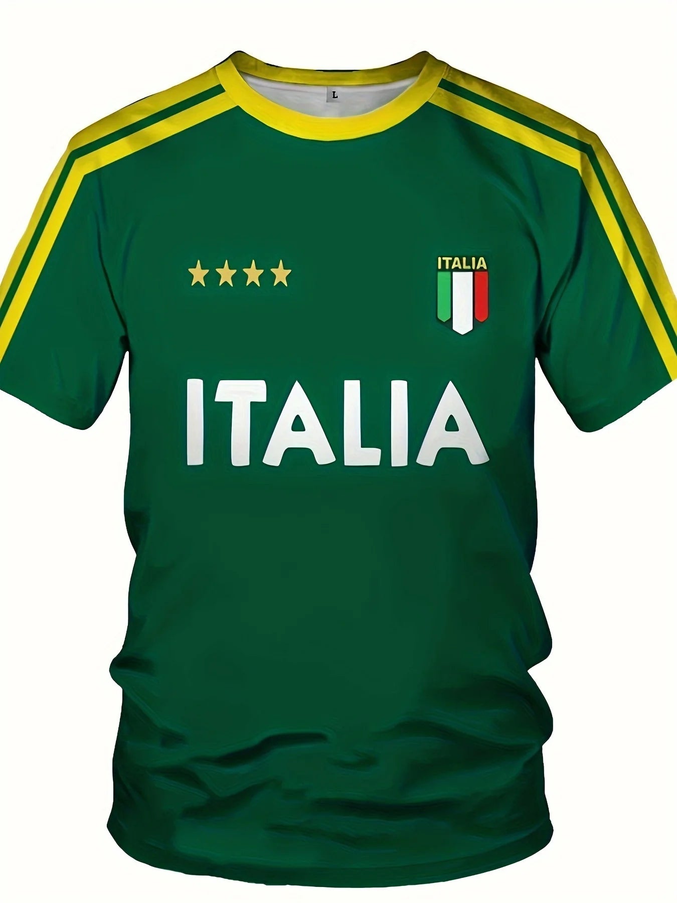 Italia Italy National Team Soccer Style T-Shirt,Men Women Quick Dry Breathable Casual Streetwear Tee Summer Fashion T-shirt