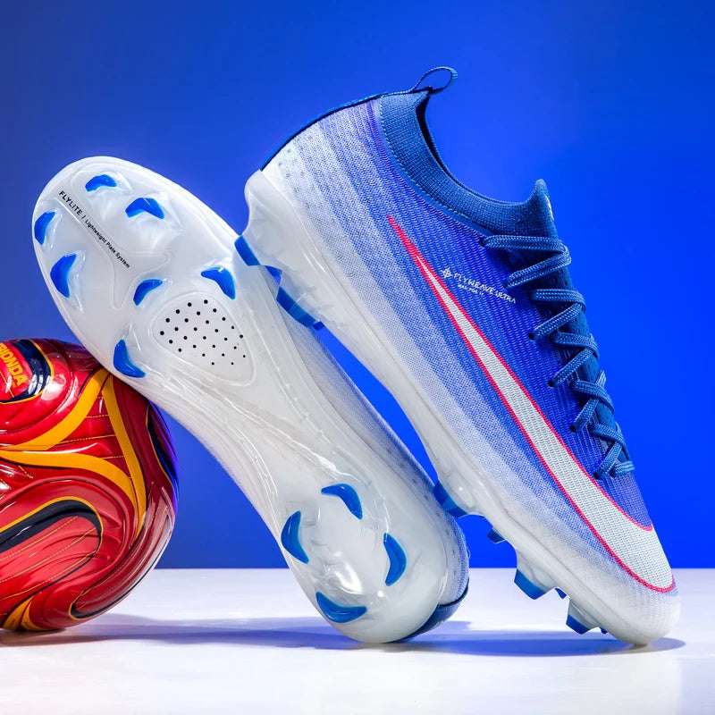 New Mens Outdoor Soccer Shoes Cleats Professional Football Shoes Kid Football Field Boots Comfortable Non-Slip Training Sneakers