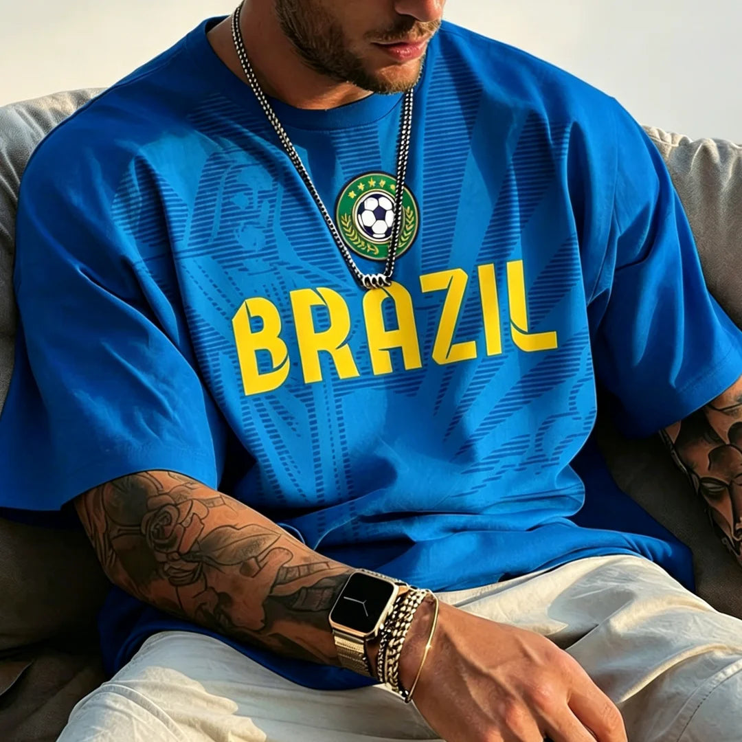 2026 Summer New Brazil Jesus Soccer Jersey Outdoor Soccer Training Breathable Jersey Men s Quick Dry T Shirt for Sports Running