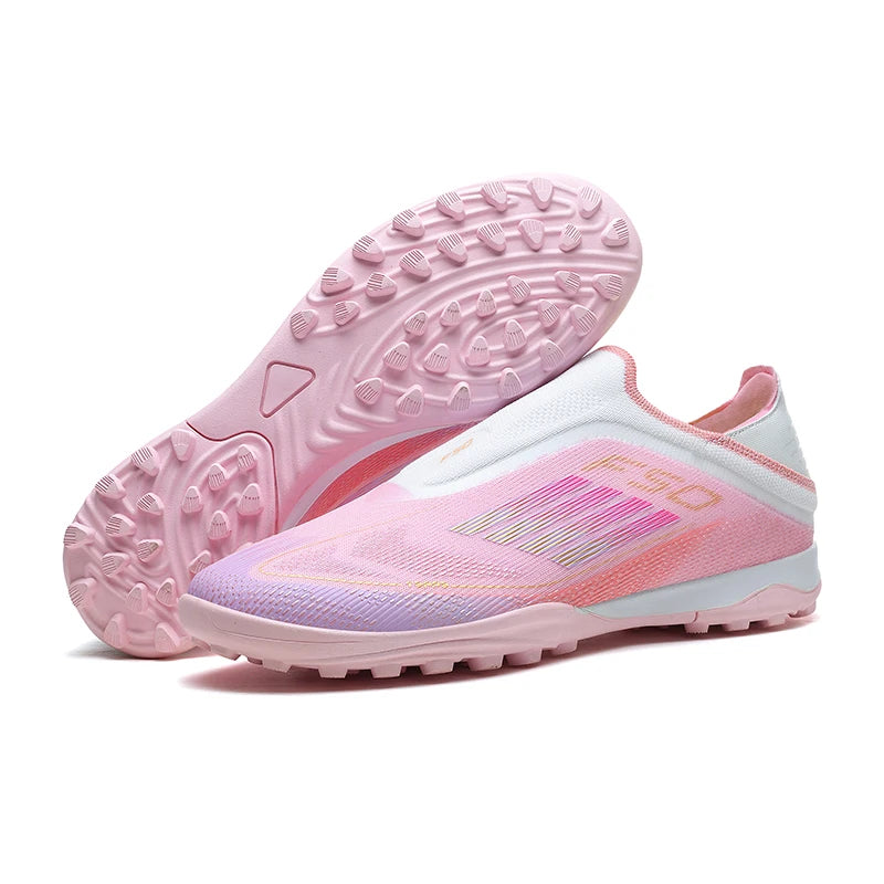 New Men Football Boots Training Non Slip Soccer Shoes Match Adult Cleats Outdoor Sport Boys Breathable Long Spikes Comfortable
