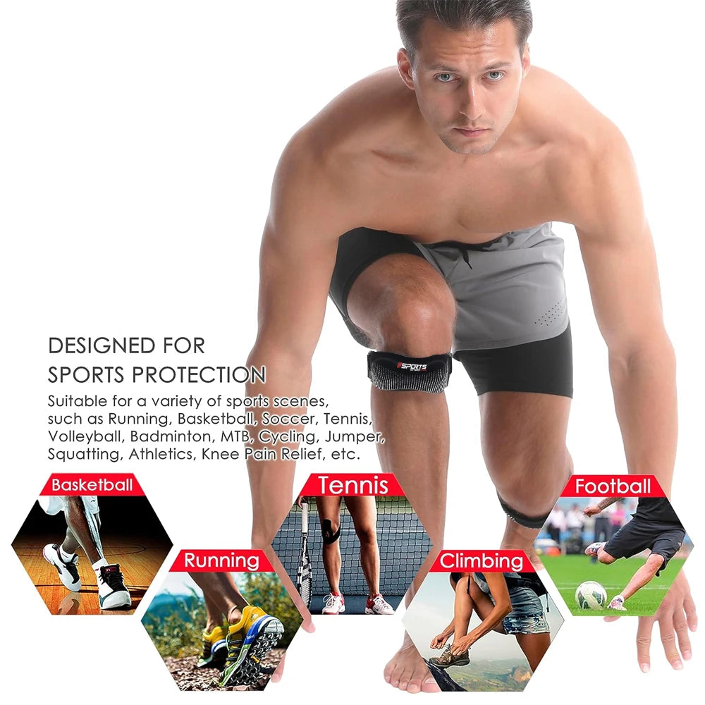 Adjustable Patella Stabilizer Knee Support Brace