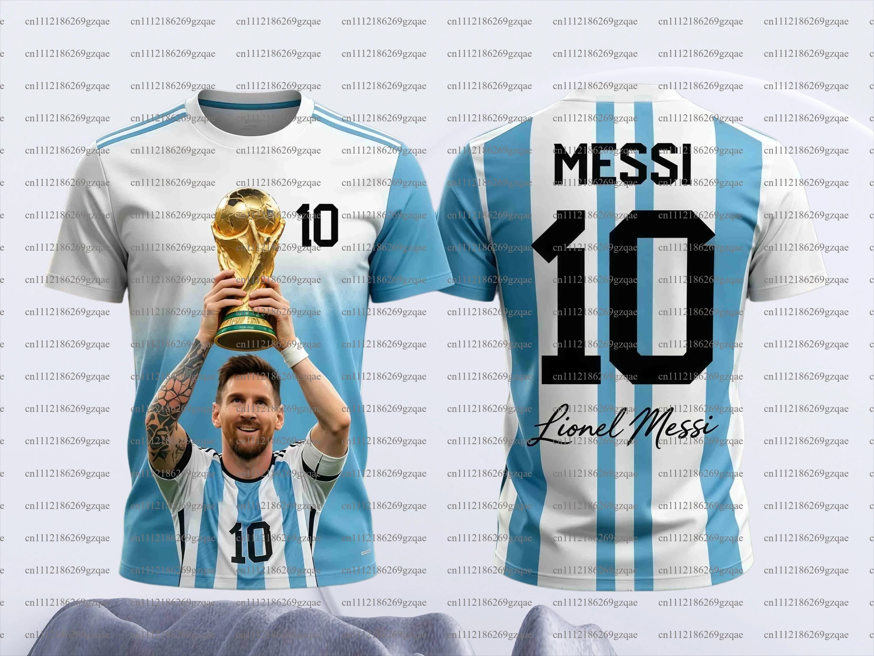 2026  MESSI #10 Fan Edition Football Jersey Kids and Adults Soft Training Tee Suitable for Hot Summer Sports Activities