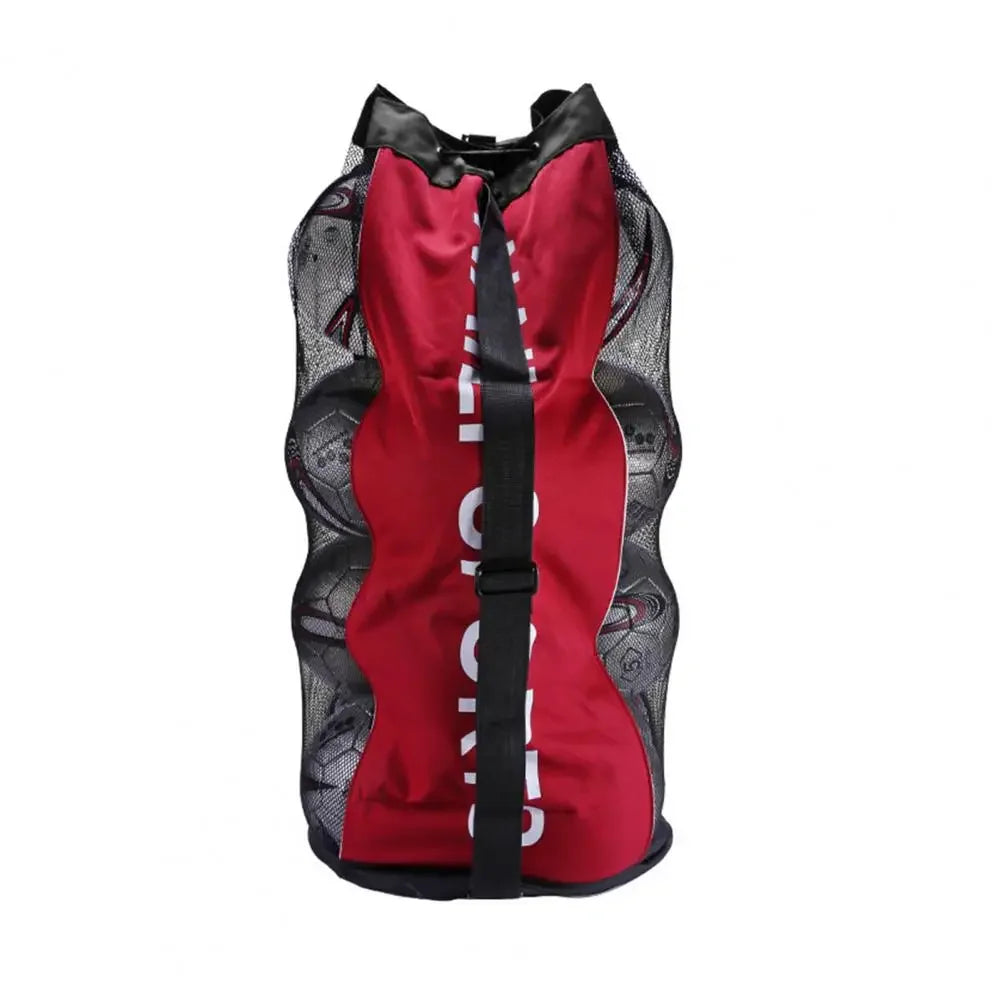 Football Bag with Shoulder Strap Comfortable Padded Shoulder Strap Sports Bag Heavy Duty Soccer Ball for Sports for Basketball