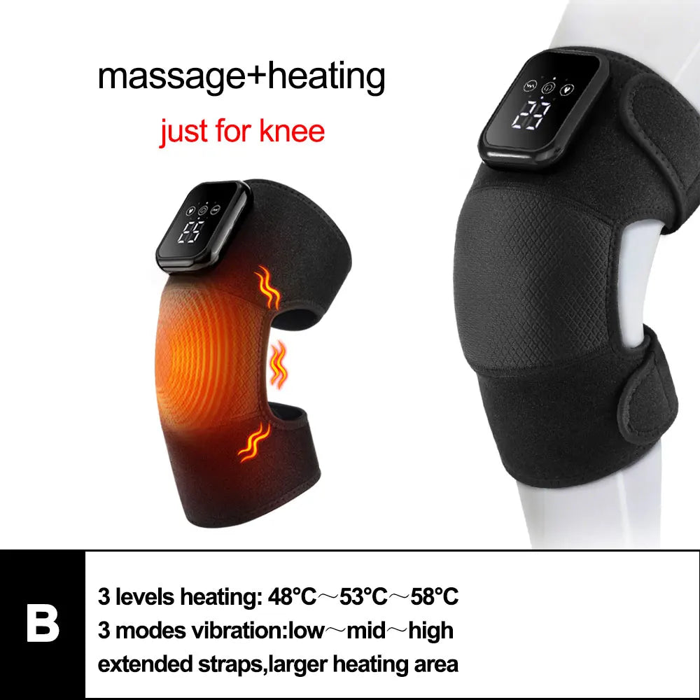 3-in-1 Heated Knee Massager & Joint Recovery Wrap